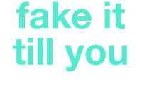 Tanning Fake It Till You Make It Sticker by b.tan