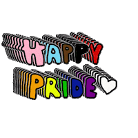 Gay Pride Sticker by Ina Moana