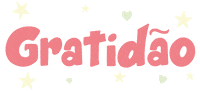 Gratitude Artesanato Sticker