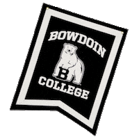 Polar Bears Banner Sticker by Bowdoin College
