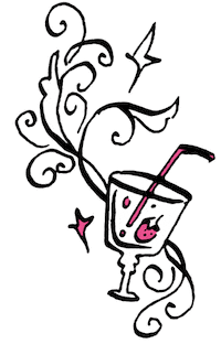drunk cocktail Sticker by Elvy's Wereld