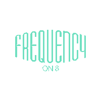 Frequency On 8 Sticker by Dubai7s