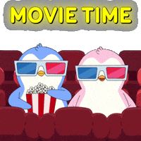 Date Night Popcorn GIF by Pudgy Penguins