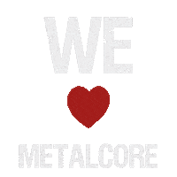Heavy Metal Love Sticker by Maelføy