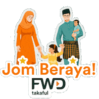 Takaful Jom Beraya Sticker by FWD Insurance