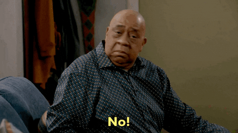 No Way Reaction GIF by CBS