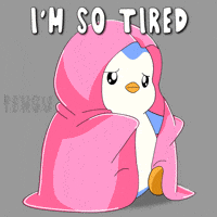 Tired Sleep GIF by Pudgy Penguins