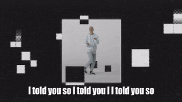 trillemusik dance bw blackandwhite told you so GIF
