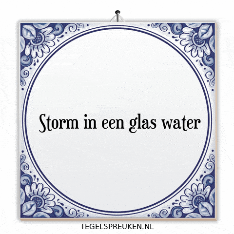 Water Drama GIF by Tegelspreuken.nl