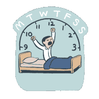 Tired Late Night Sticker by Health Promotion Board Singapore
