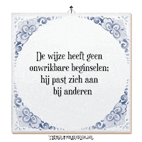 Respect Nl Sticker by Tegelspreuken.nl