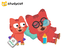 Cat Education Sticker by Studycat language learning for kids