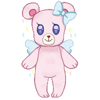 magical_yuki love cute i love you bear Sticker