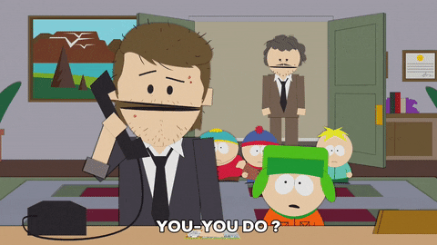 eric cartman shock GIF by South Park 