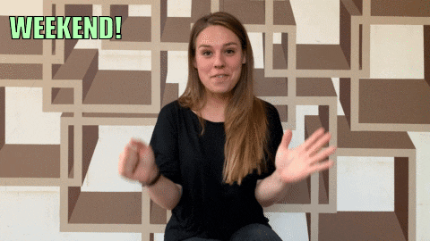 weekend doof GIF by Mobilesigns