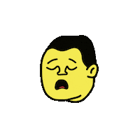 Tired Face Sticker