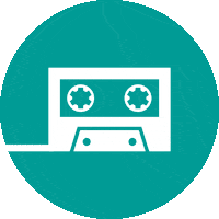 StudioMix green studio tape reel Sticker
