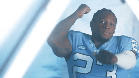 North Carolina Football GIF by UNC Tar Heels