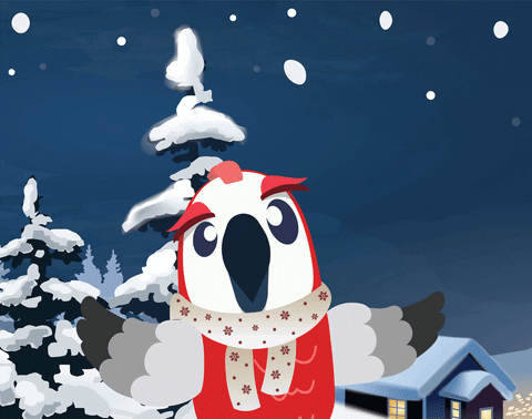 Christmas Snow GIF by MAPFRE