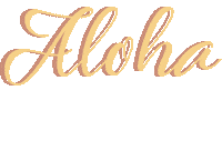Aloha Sticker