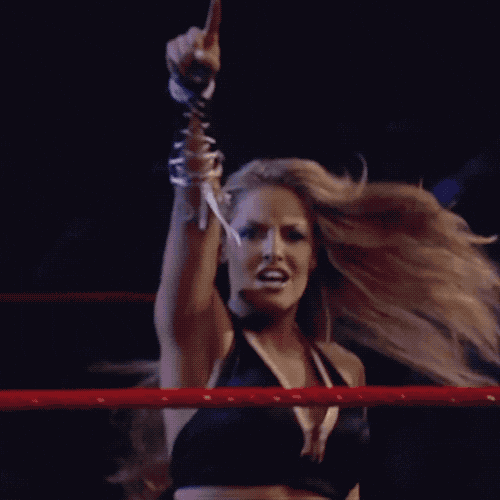 Point Entrance GIF by Trish Stratus