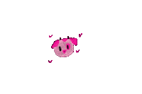 Pink Pig Sticker by BVK Students Hannover
