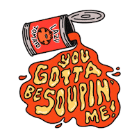 shawnbowers soup garfield fat cat shawnbowers Sticker