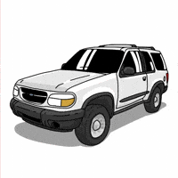deep_inf car ford 4x4 suv GIF