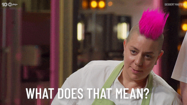 Confused Dessert GIF by MasterChefAU