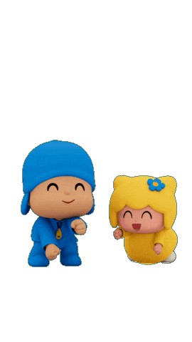 Excited Shake It Sticker by Pocoyo