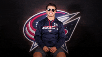 Top Gun Sunglasses GIF by Columbus Blue Jackets