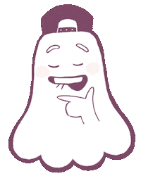 Halloween Ghost Sticker
