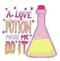 Black Magic Love Sticker