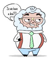 Ohsheepcards game fun sweet silly Sticker