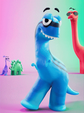 Dance Dancing GIF by Claynosaurz