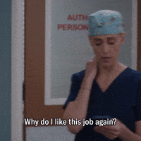 Working Greys Anatomy GIF by ABC Network