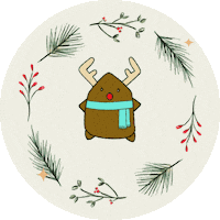 kaelynmauve reindeer merryxmas rudolf seasonsgreetings Sticker