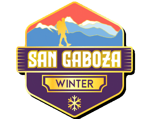 Mountain Hiking Sticker by Medalgo