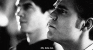 bite me damon salvatore GIF