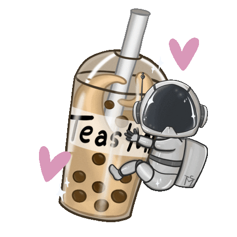 Bubble Tea Love Sticker by Teas Me