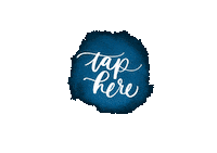 elisaillustrations blue here tap click Sticker