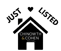 Just Listed Sticker by Chinowth & Cohen Realtors