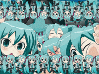 hatsune miku chibi GIF