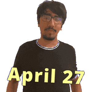 April 27 Sticker