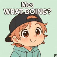 Suspicious What Are You Doing GIF by Persona
