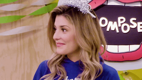 Grace Helbig Smiling GIF by This Might Get