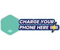 ChargedUp phone battery charge power up Sticker