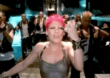 pink giphyupload pink p!nk most girls GIF