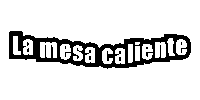 La Mesa Caliente Sticker by Giselle Blondet