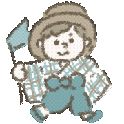 Boys 歩く Sticker